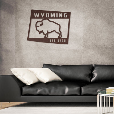 Wyoming State Metal Décor  - RealSteel Center