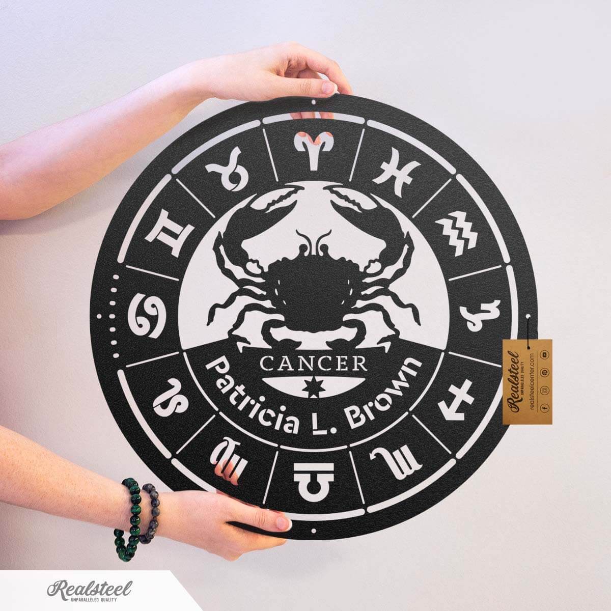 Cancer - Zodiac Monogram  - RealSteel Center