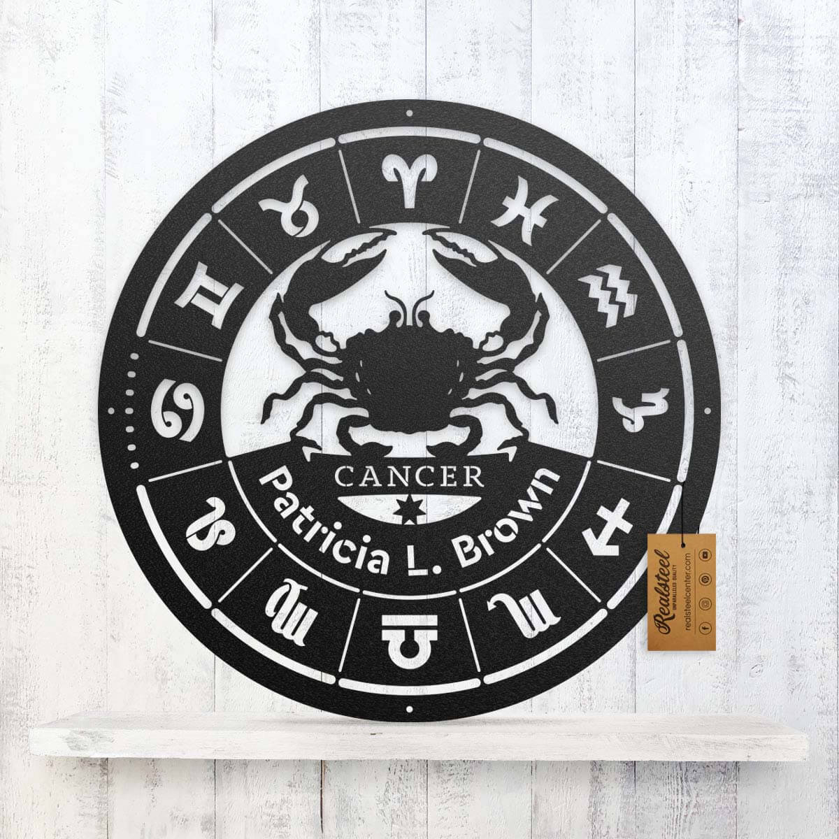 Cancer - Zodiac Monogram  - RealSteel Center