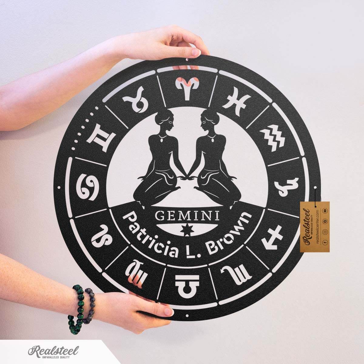 Gemini - Zodiac Monogram  - RealSteel Center