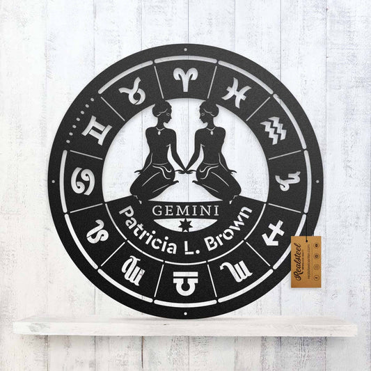 Gemini - Zodiac Monogram  - RealSteel Center