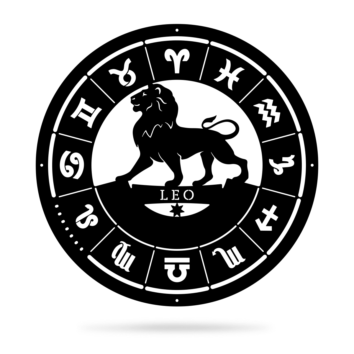 Leo - Zodiac Monogram  - RealSteel Center