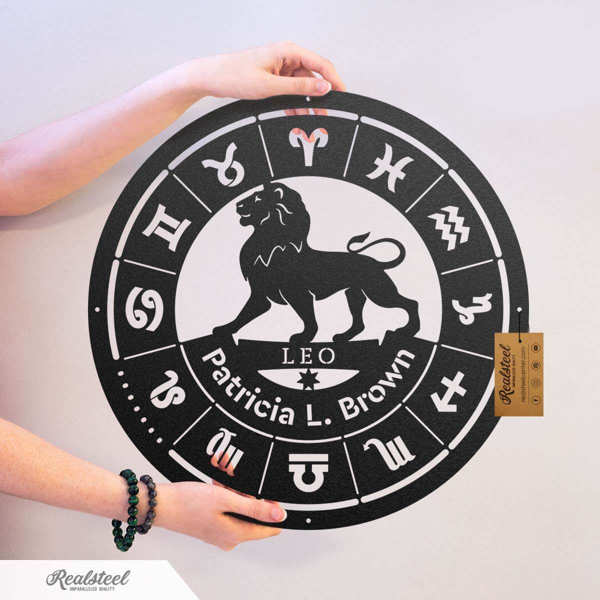 Leo - Zodiac Monogram  - RealSteel Center