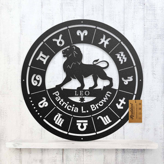 Leo - Zodiac Monogram  - RealSteel Center