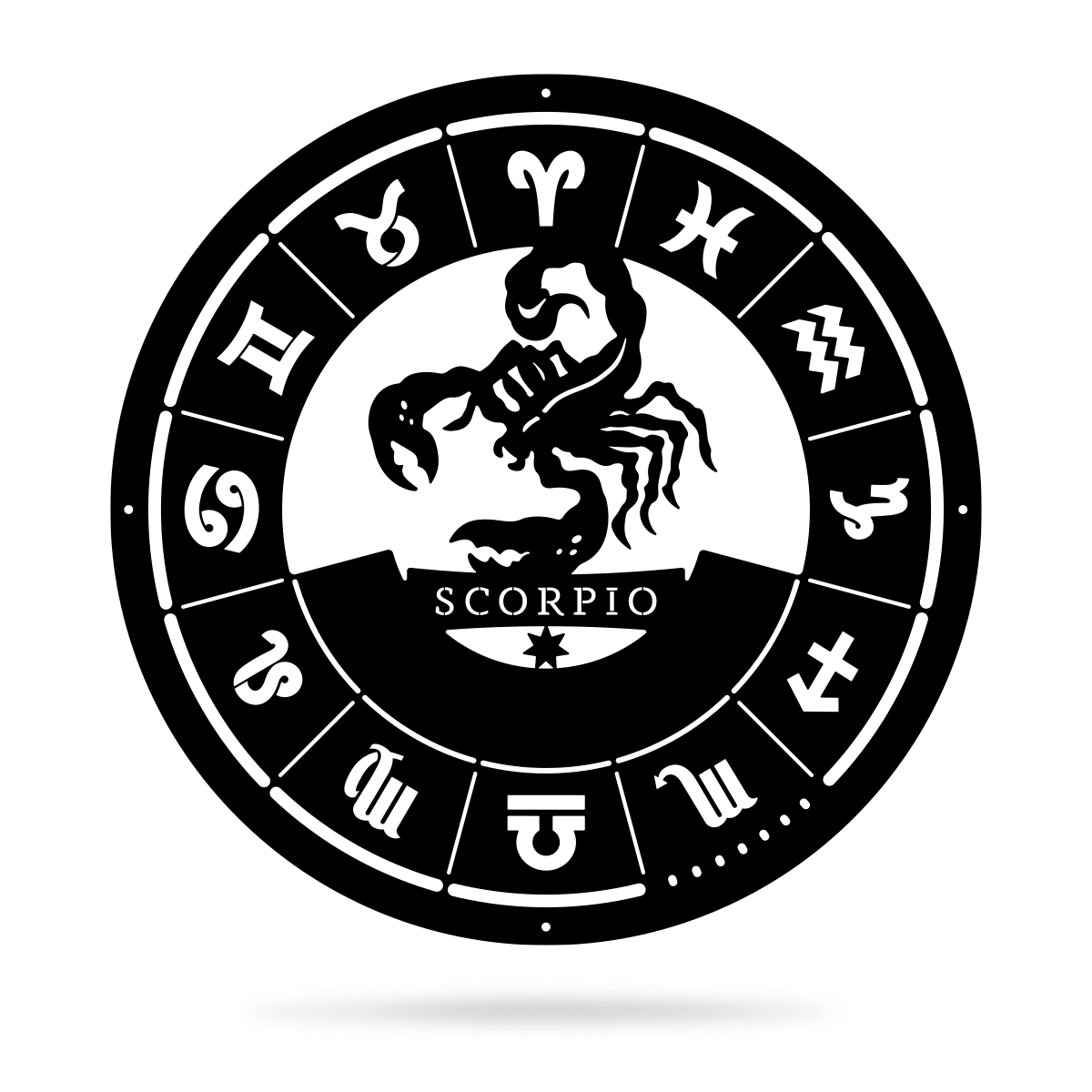 Scorpio - Zodiac Monogram  - RealSteel Center