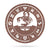 Scorpio - Zodiac Monogram 14" / Rust - RealSteel Center