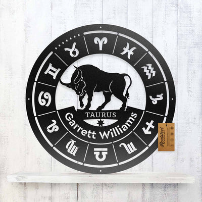 Taurus - Zodiac Monogram  - RealSteel Center