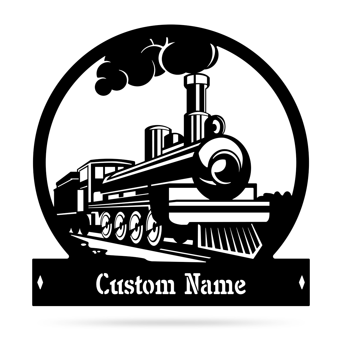 Steam Train Monogram  - RealSteel Center