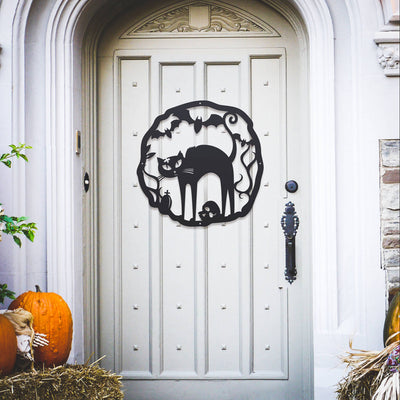 Halloween Cat Wreath  - RealSteel Center