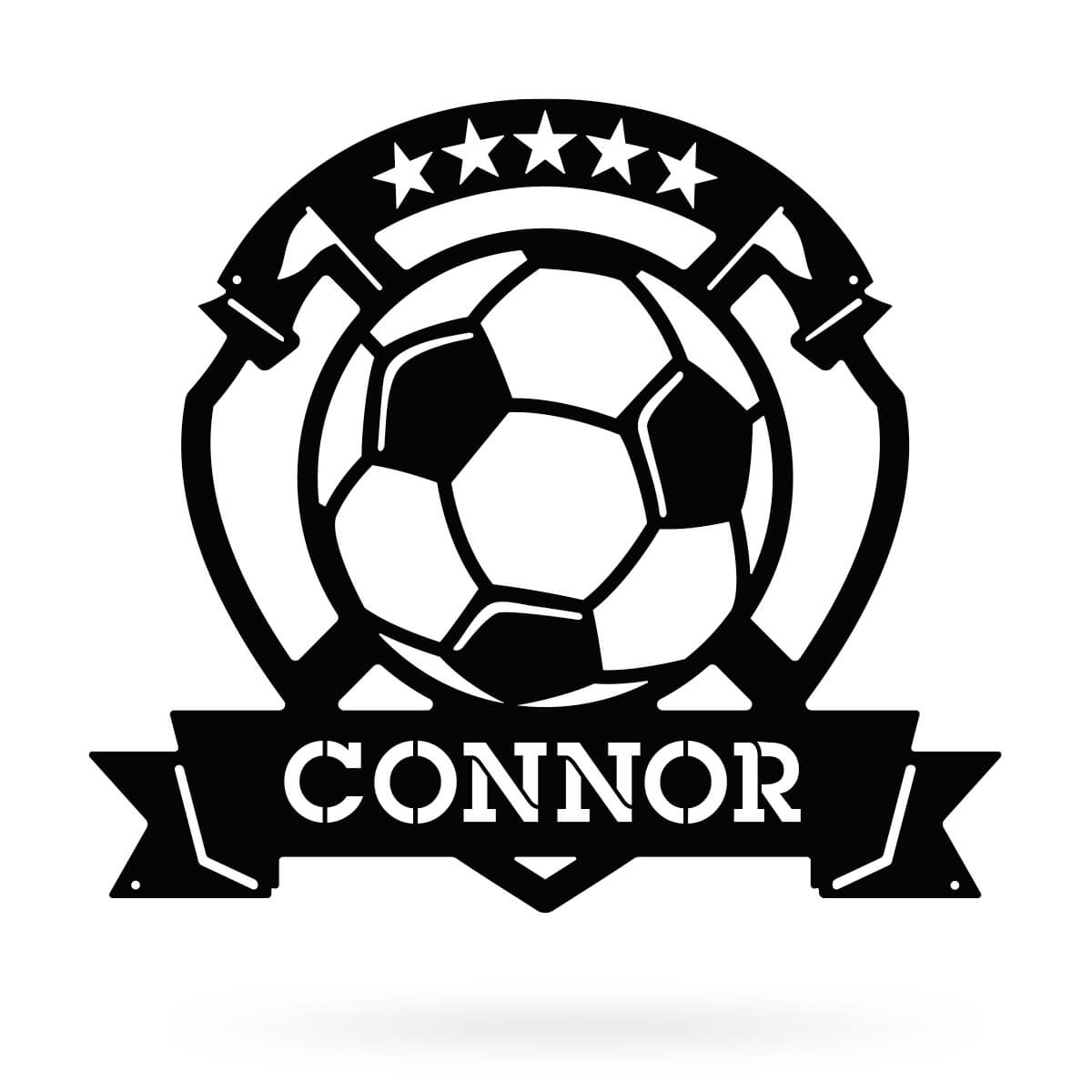 Soccer Ball Monogram  - RealSteel Center