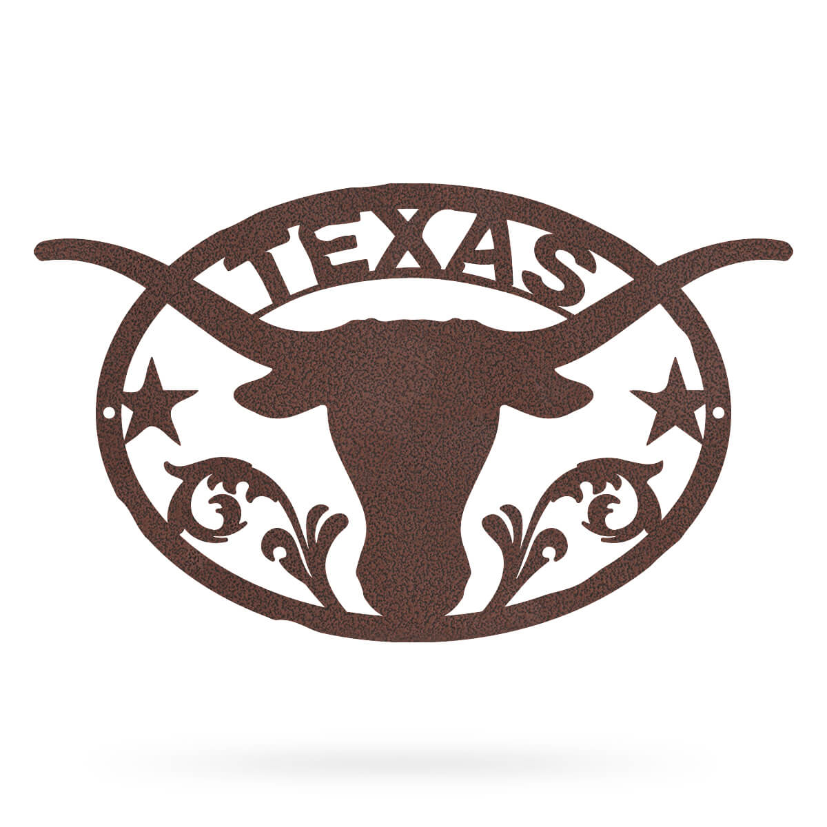 Texas Longhorn Wall Dècor Small - 11"x18" / Penny Vein - RealSteel Center