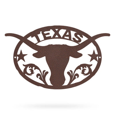 Texas Longhorn Wall Dècor Small - 11"x18" / Penny Vein - RealSteel Center