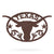 Texas Longhorn Wall Dècor Small - 11"x18" / Penny Vein - RealSteel Center