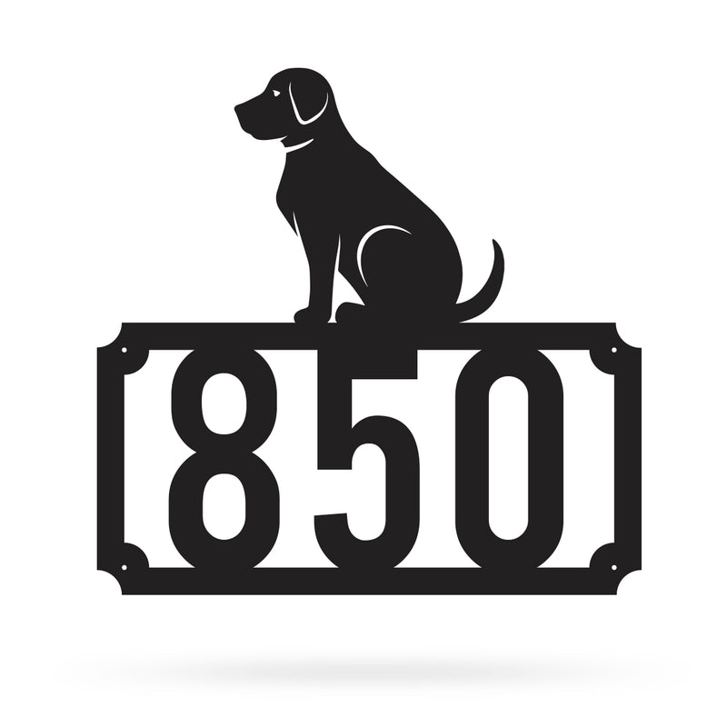 The Perfect House Warming Gift Our Labrador Home Number Monogram