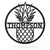 Personalized Last Name Pineapple Monogram 18" / Black - RealSteel Center