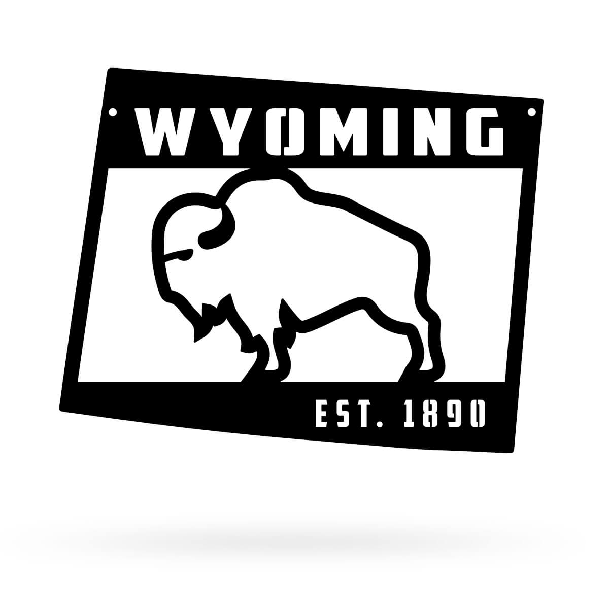 Wyoming State Metal Décor  - RealSteel Center