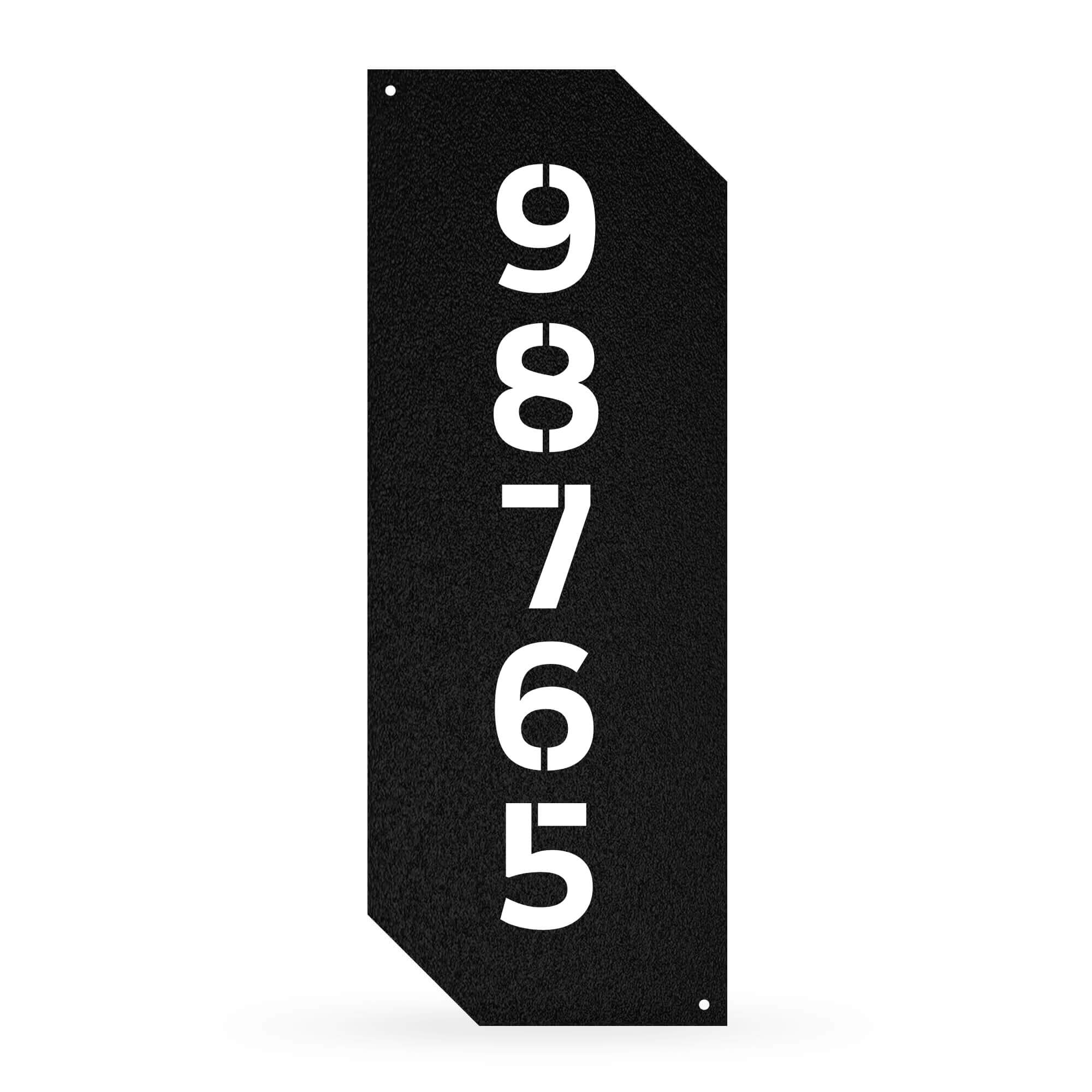 Vertical Number Monogram  - RealSteel Center