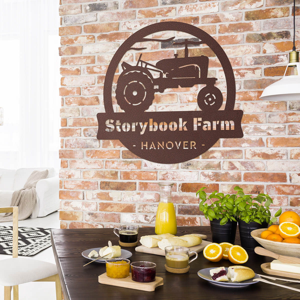 Vintage Tractor Monogram  - RealSteel Center